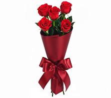 Букет 5 Красных роз Эдлесс Лав в Юргинское