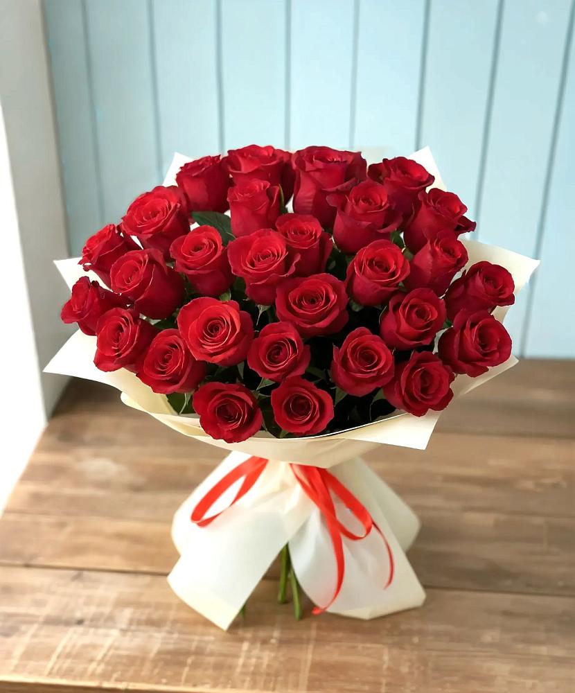 Букет 29 Красных роз в Юргинское