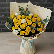 Букет цветов из:  Розы в Юргинское