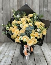 Букет цветов из:  Розы и Лизиантусы #REPLACE_PRED# Юргинское