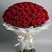 Букет 101 Красная роза Блэк Мэджик в Юргинское