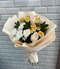 Букет цветов из:  Розы и Хризантемы в Юргинское
