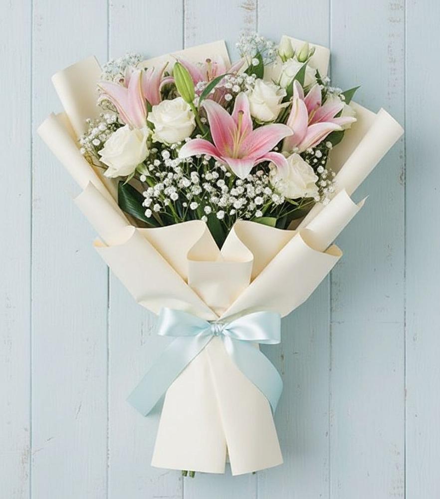 Букет цветов из: Лилии в Юргинское