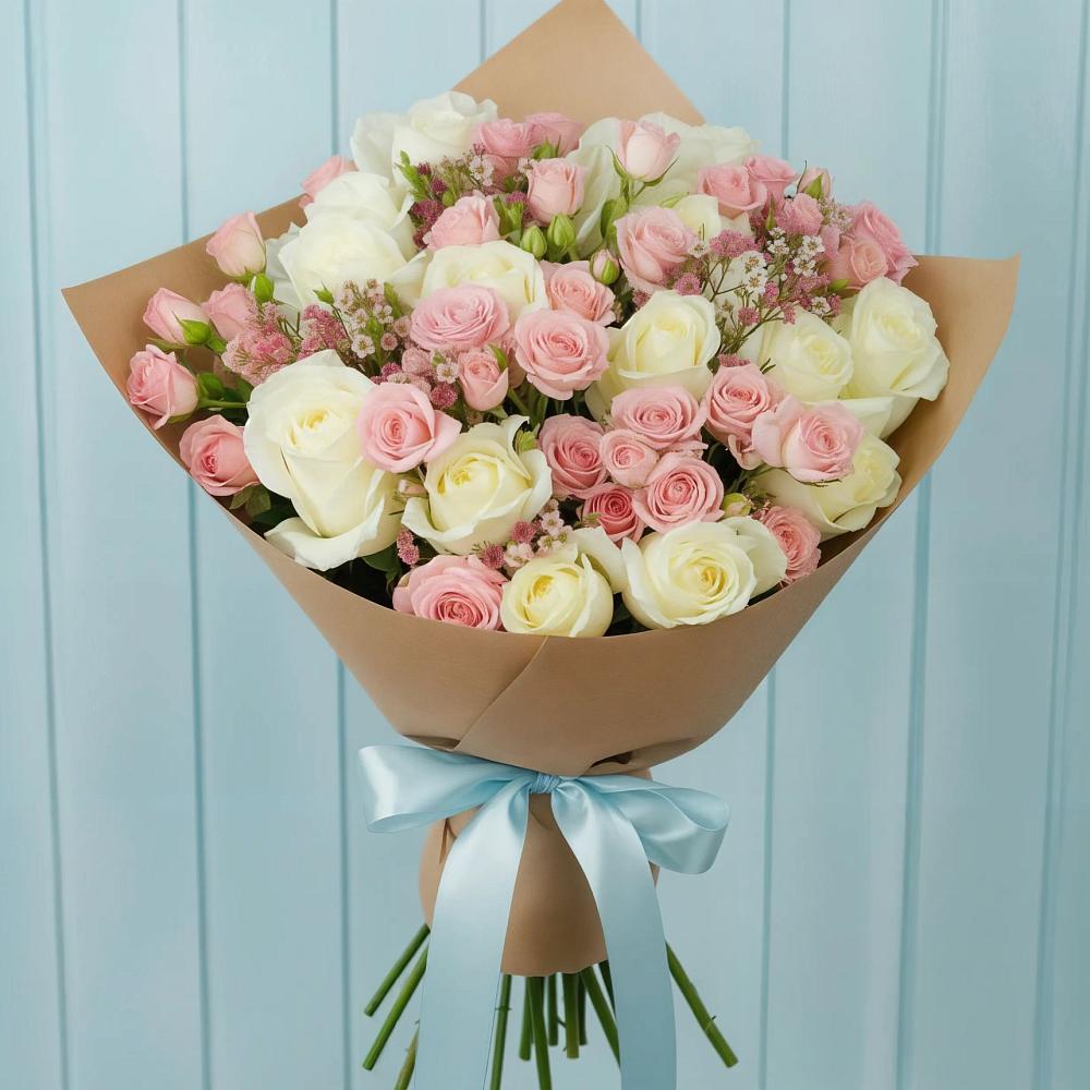 Букет цветов из: Розы в Юргинское