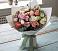 Букет цветов из: Розы, Лизиантусы и Гвоздики в Юргинское