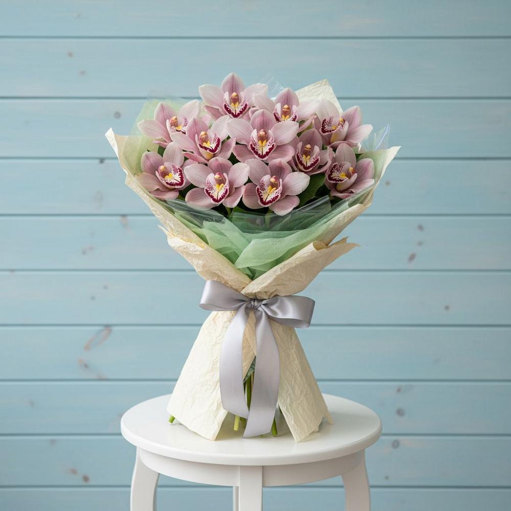 Букет цветов из: Орхидеи и Розы в Юргинское