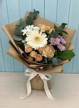 Букет цветов из:  Герберы и Хризантемы в Юргинское