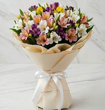 Букет цветов из:  Альстромерии в Юргинское