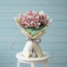 Букет цветов из:  Орхидеи и Розы в Юргинское