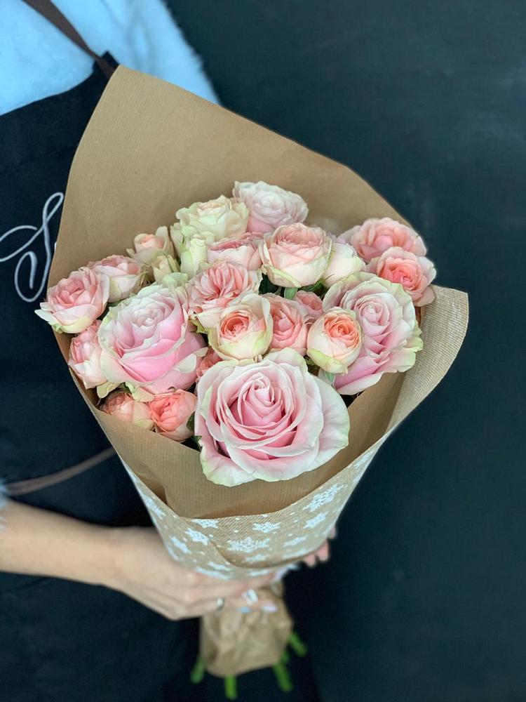 Букет цветов из: Хризантемы и Розы в Юргинское