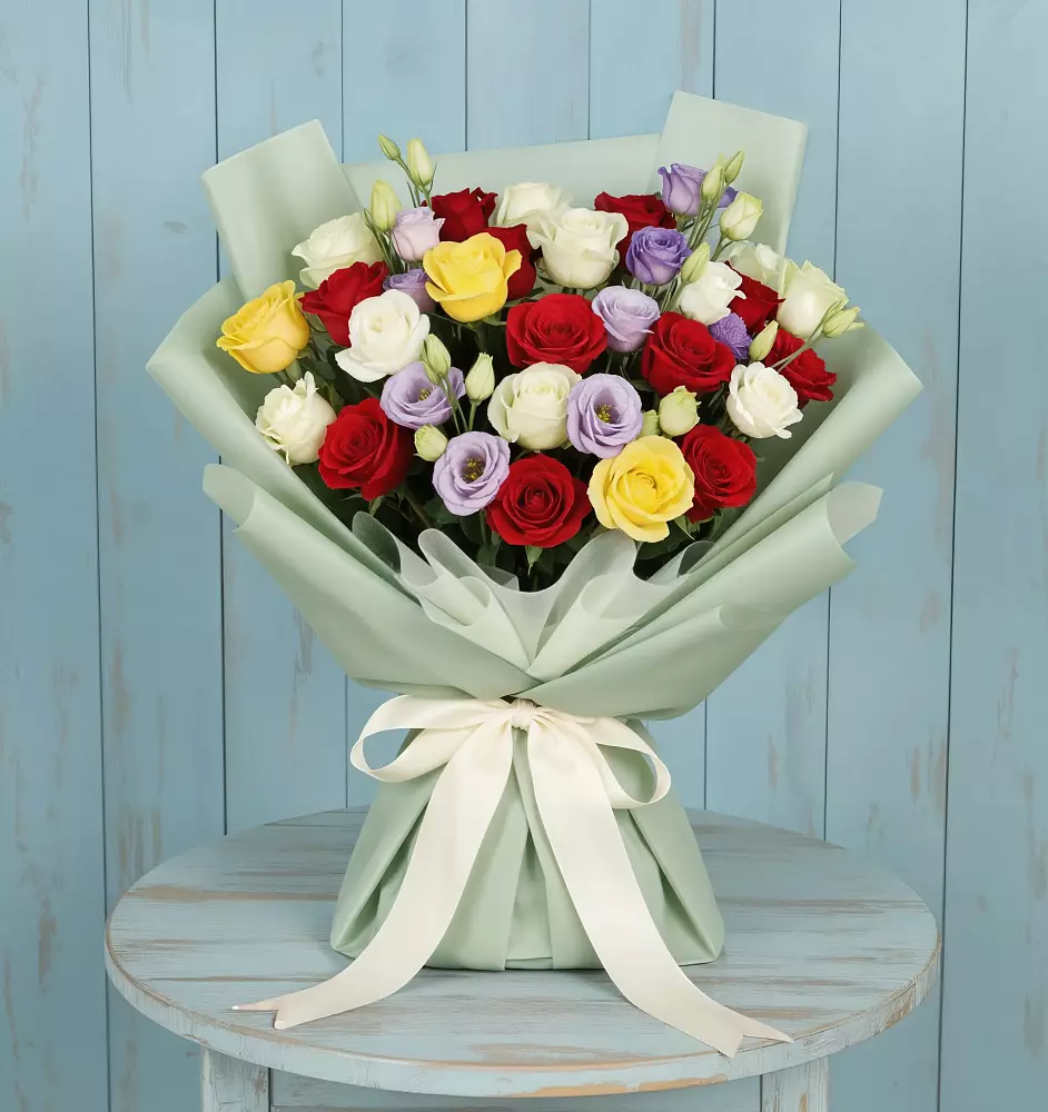 Букет цветов из: Розы в Юргинское