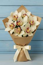 Букет цветов из:  Орхидеи и Розы в Юргинское