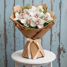 Букет цветов из:  Орхидеи и Розы в Юргинское